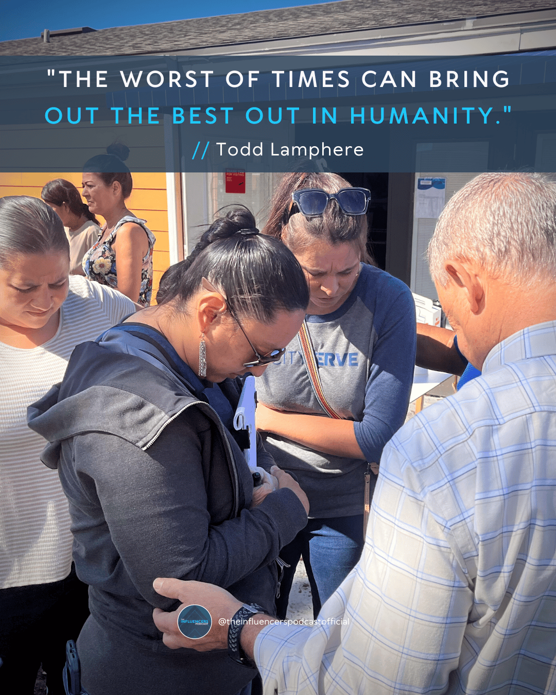 Episode 106 Quote Episode 106 Quote: The worst of times can bring out the best out in humanity.