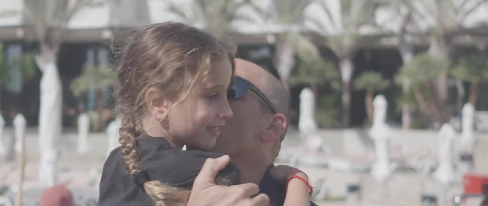 Family united in Ein HaBesor.